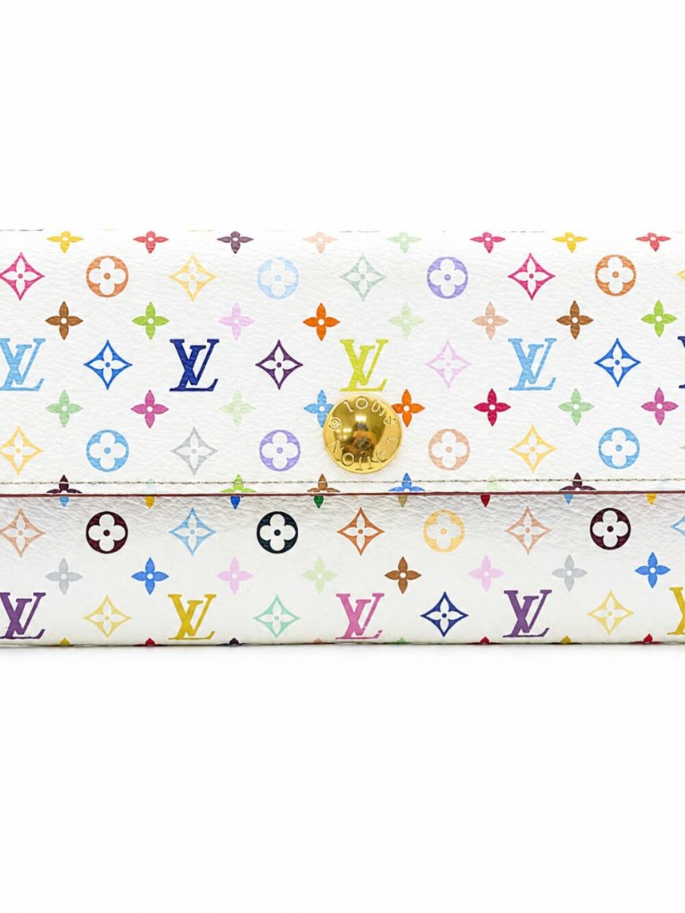 Louis Vuitton Multicolor Monogram Long Wallet – White, Fair (Pre-Owned)